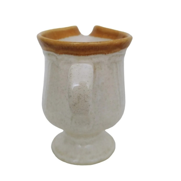 Vintage Mikasa EC400 Speckled  Stoneware Creamer Tan/Cream - Picture 4 of 7